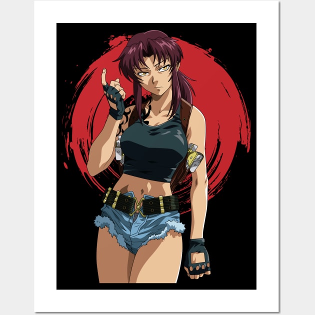 black  lagoon- revy Wall Art by Hala Art